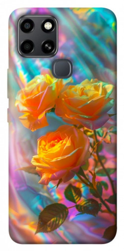 Чехол itsPrint Golden rose для Infinix Smart 6