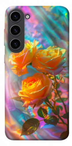 Чехол itsPrint Golden rose для Samsung Galaxy S23