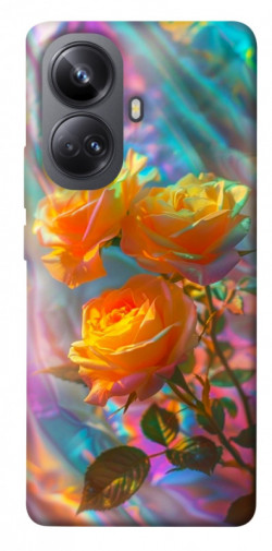 Чохол itsPrint Golden rose для Realme 10 Pro+