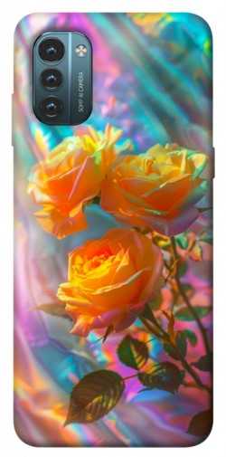 Чохол itsPrint Golden rose для Nokia G21