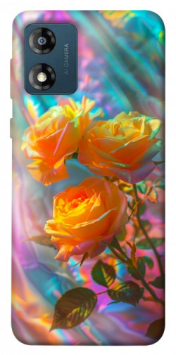 Чехол itsPrint Golden rose для Motorola Moto E13