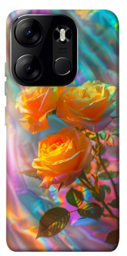 Чехол itsPrint Golden rose для Tecno Spark Go 2023