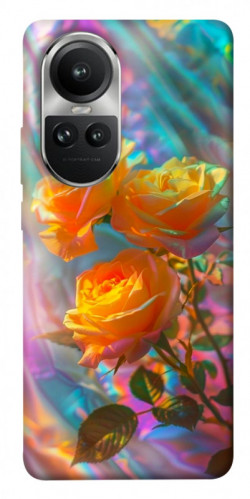 Чохол itsPrint Golden rose для Oppo Reno 10