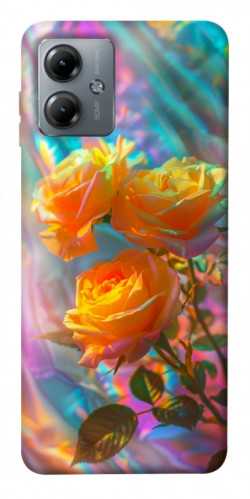 Чехол itsPrint Golden rose для Motorola Moto G14