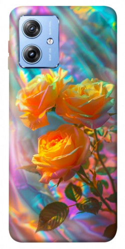 Чехол itsPrint Golden rose для Motorola Moto G84