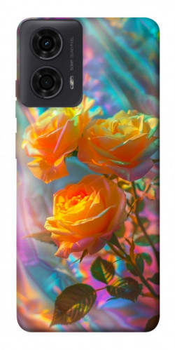 Чехол itsPrint Golden rose для Motorola Moto G24