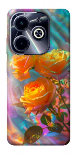 Чехол itsPrint Golden rose для Infinix Hot 40i