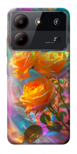 Чехол itsPrint Golden rose для ZTE Blade A54 4G