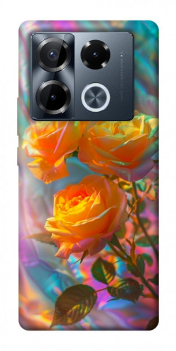 Чехол itsPrint Golden rose для Infinix Note 40 Pro 4G