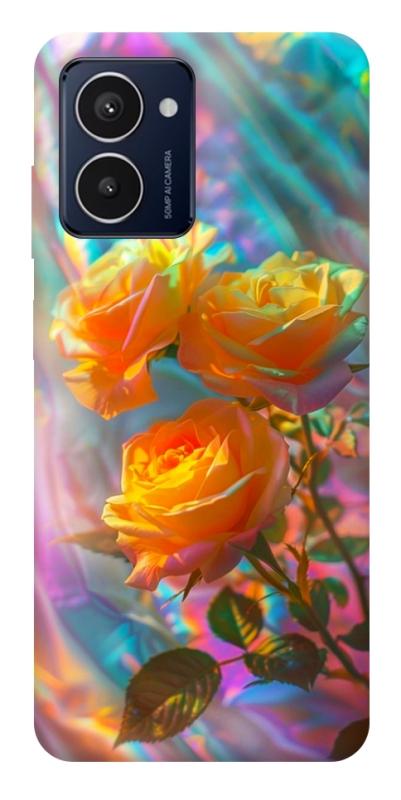 Чехол itsPrint Golden rose для HMD Pulse Pro, цветы, купить оптом с доставкой