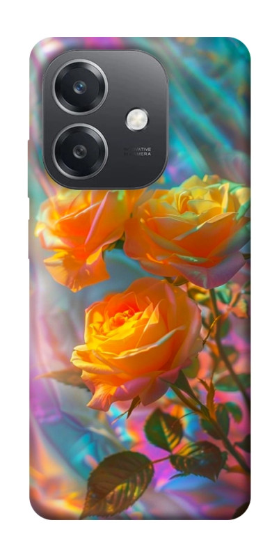 Чехол itsPrint Golden rose для Oppo A3 4G, цветы, купить оптом с доставкой