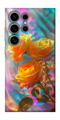 Чохол itsPrint Golden rose для Samsung Galaxy S25 Ultra