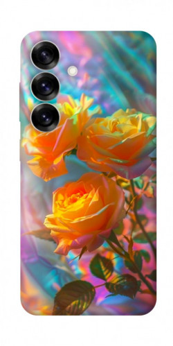 Чохол itsPrint Golden rose для Samsung Galaxy S25