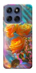Чехол itsPrint Golden rose для Motorola Edge 60 Fusion