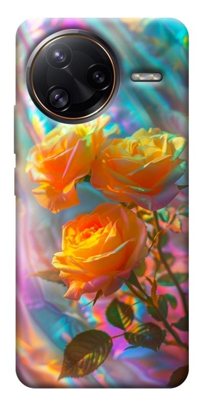 Чехол itsPrint Golden rose для Xiaomi Poco F7, цветы, купить оптом с доставкой