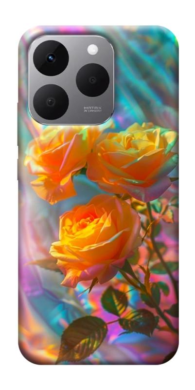Чохол itsPrint Golden rose для Realme 15T, квіти, купити оптом з доставкою