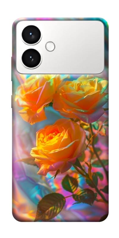 Чехол itsPrint Golden rose для Samsung Galaxy S26+, цветы, купить оптом с доставкой