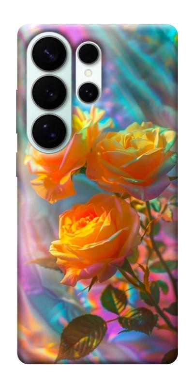 Чехол itsPrint Golden rose для Samsung Galaxy S26 Ultra, цветы, купить оптом с доставкой