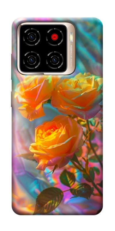 Чехол itsPrint Golden rose для ZTE Blade A56, цветы, купить оптом с доставкой