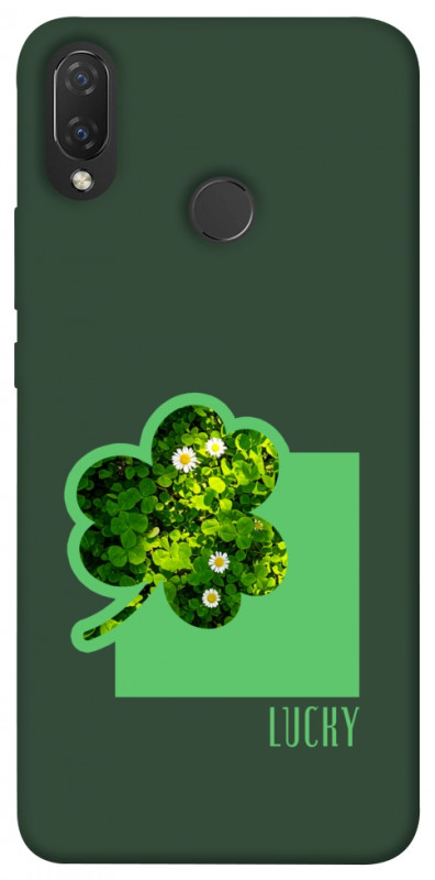 Чехол itsPrint Clover sign для Huawei P Smart+ (nova 3i), цветы, купить оптом с доставкой