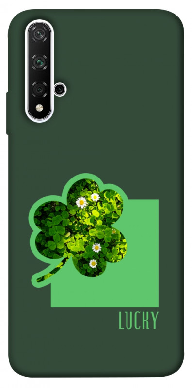 Чехол itsPrint Clover sign для Huawei Honor 20 / Nova 5T, цветы, купить оптом с доставкой