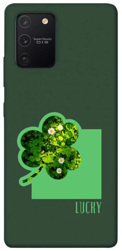 Чехол itsPrint Clover sign для Samsung Galaxy S10 Lite, цветы, купить оптом с доставкой