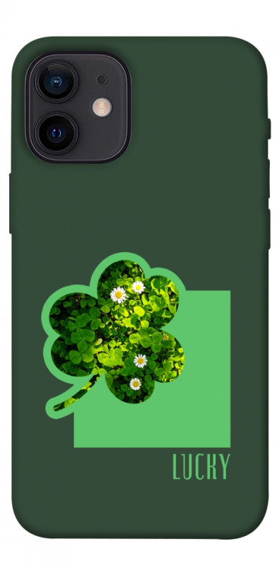 Чохол itsPrint Clover sign для Apple iPhone 12 mini (5.4"), квіти, купити оптом з доставкою