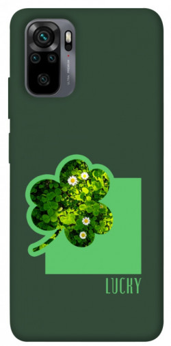 Чехол itsPrint Clover sign для Xiaomi Redmi Note 10 / Note 10s