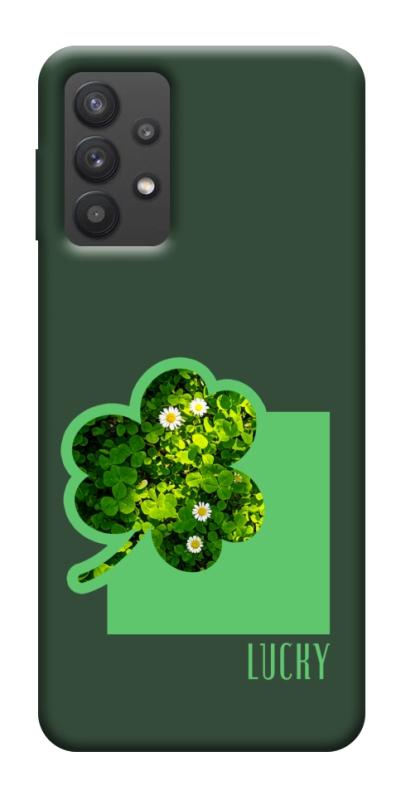 Чехол itsPrint Clover sign для Samsung Galaxy A32 (A326B) 5G, цветы, купить оптом с доставкой