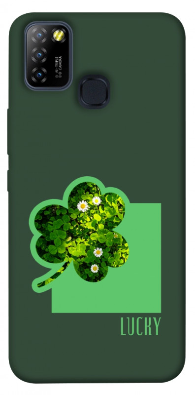 Чехол itsPrint Clover sign для Infinix Hot 10 Lite, цветы, купить оптом с доставкой