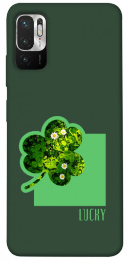 Чехол itsPrint Clover sign для Xiaomi Redmi Note 10 5G