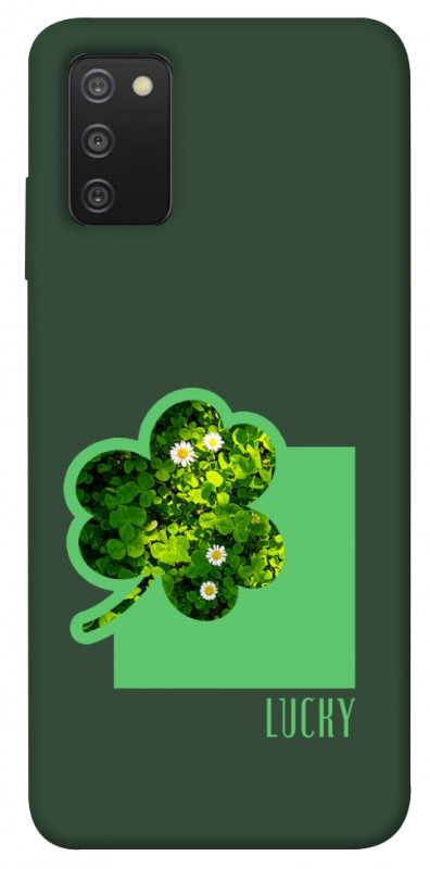 Чехол itsPrint Clover sign для Samsung Galaxy A03s, цветы, купить оптом с доставкой