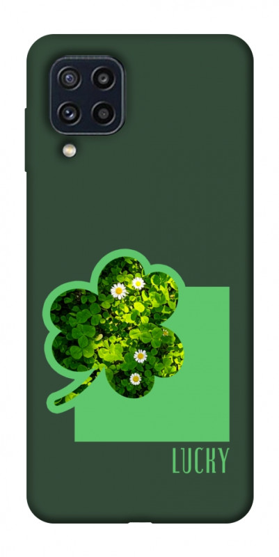 Чехол itsPrint Clover sign для Samsung Galaxy M32, цветы, купить оптом с доставкой