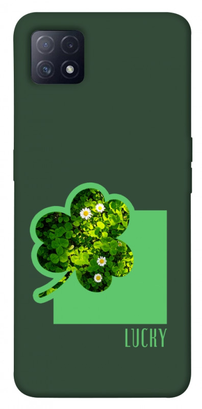 Чехол itsPrint Clover sign для Oppo A72 5G / A73 5G, цветы, купить оптом с доставкой