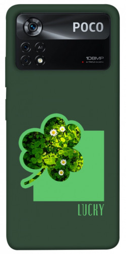 Чехол itsPrint Clover sign для Xiaomi Poco X4 Pro 5G