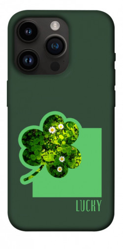 Чехол itsPrint Clover sign для Apple iPhone 14 Pro (6.1")