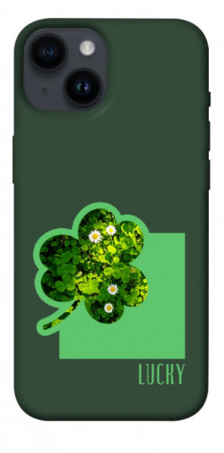 Чехол itsPrint Clover sign для Apple iPhone 14 (6.1")