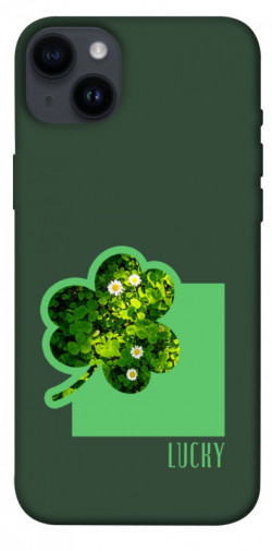 Чехол itsPrint Clover sign для Apple iPhone 14 Plus (6.7")