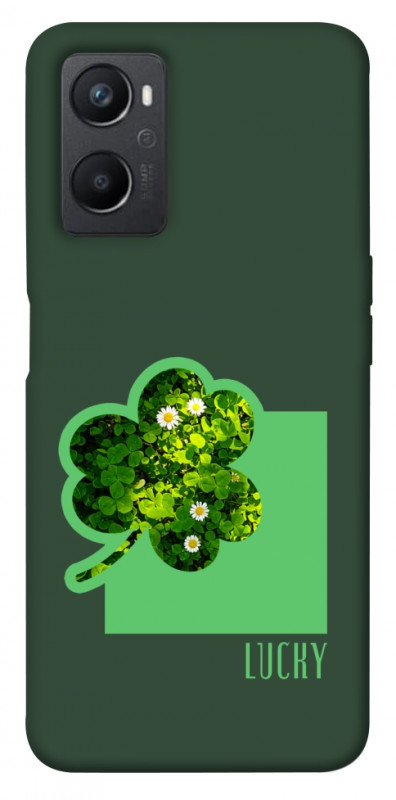 Чехол itsPrint Clover sign для Oppo A96, цветы, купить оптом с доставкой