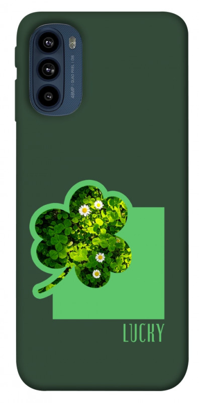 Чехол itsPrint Clover sign для Motorola Moto G41, цветы, купить оптом с доставкой
