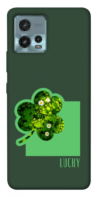 Чехол itsPrint Clover sign для Motorola Moto G72, цветы, купить оптом с доставкой