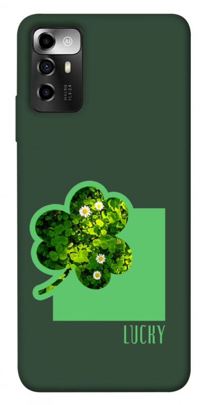 Чехол itsPrint Clover sign для ZTE Blade V40 Vita, цветы, купить оптом с доставкой