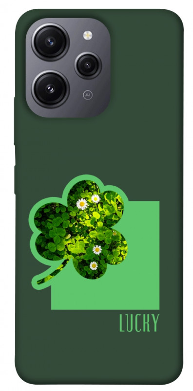 Чехол itsPrint Clover sign для Xiaomi Redmi 12, цветы, купить оптом с доставкой