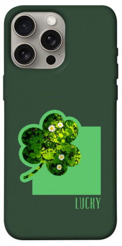 Чехол itsPrint Clover sign для Apple iPhone 15 Pro Max (6.7")