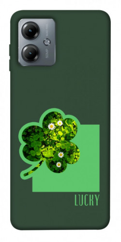 Чехол itsPrint Clover sign для Motorola Moto G14