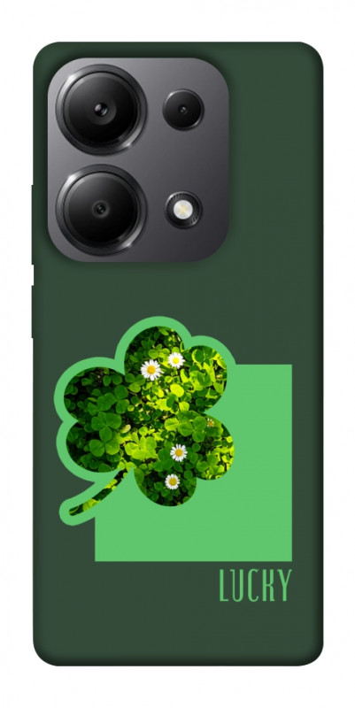 Чохол itsPrint Clover sign для Xiaomi Poco X6, квіти, купити оптом з доставкою