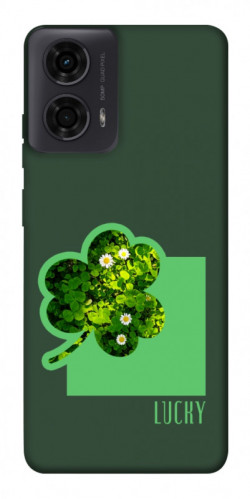 Чехол itsPrint Clover sign для Motorola Moto G24