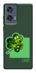 Чехол itsPrint Clover sign для Motorola Edge 50 Fusion