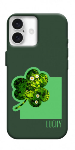 Чохол itsPrint Clover sign для Apple iPhone 16 (6.1")