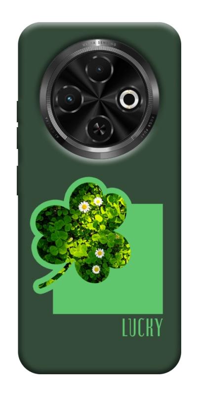 Чохол itsPrint Clover sign для TECNO Spark 30C, квіти, купити оптом з доставкою